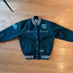 Golden Bear Winners Only Green Varsity Jacket